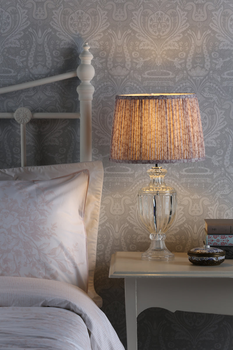 Laura Ashley Mille Fleur Shade Mulberry 30.5cm/12 inch – from Amos Lighting + Home