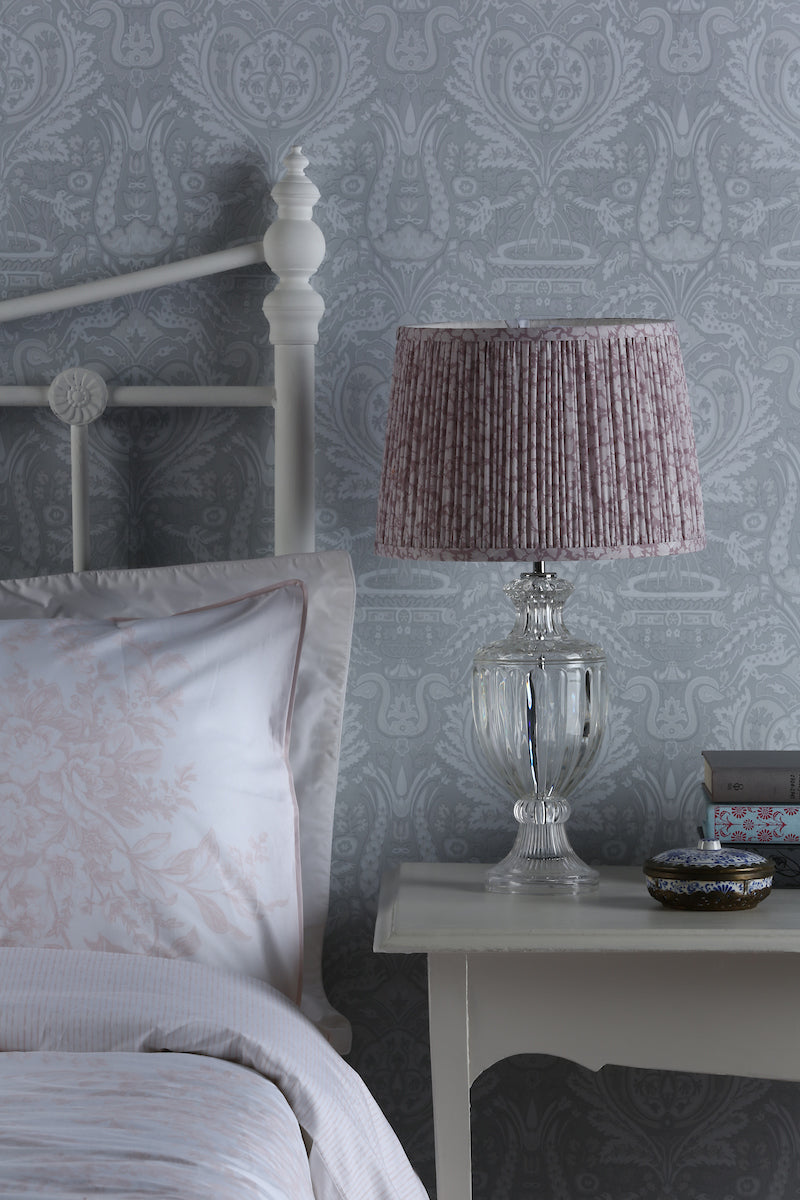 Laura Ashley Mille Fleur Shade Mulberry 30.5cm/12 inch – from Amos Lighting + Home