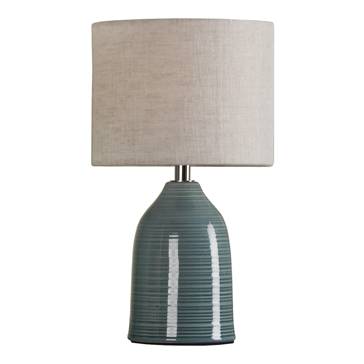 Laura Ashley Penny Pair of Table Lamps Blue Crackle Glaze – from Amos Lighting + Home