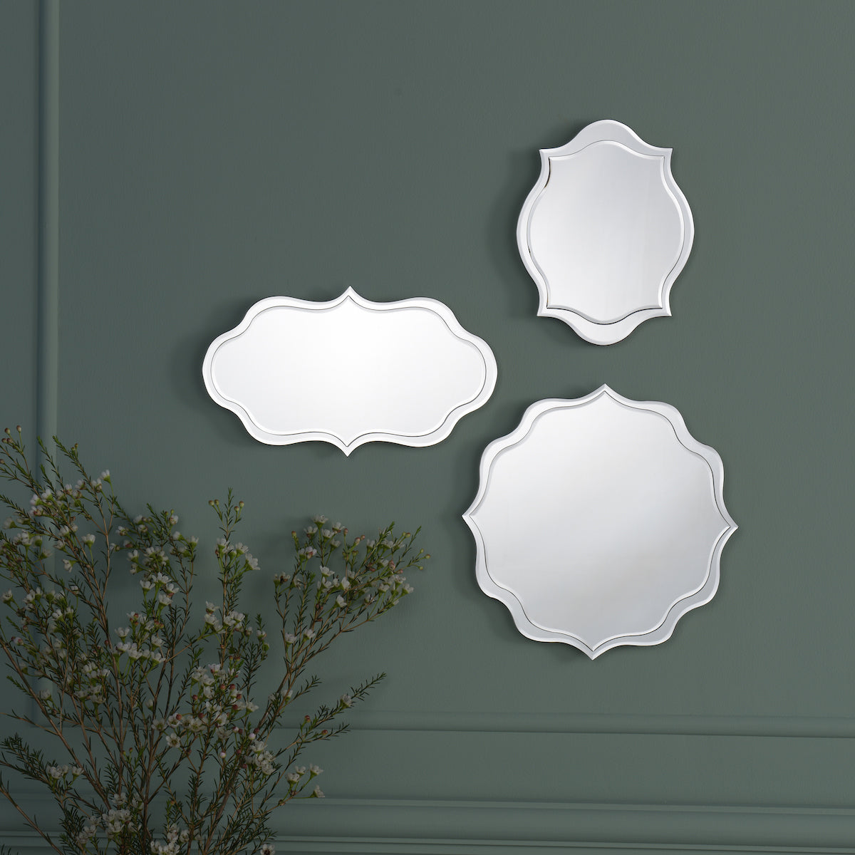 Laura Ashley Rochelle Trio of Mirrors – from Amos Lighting + Home