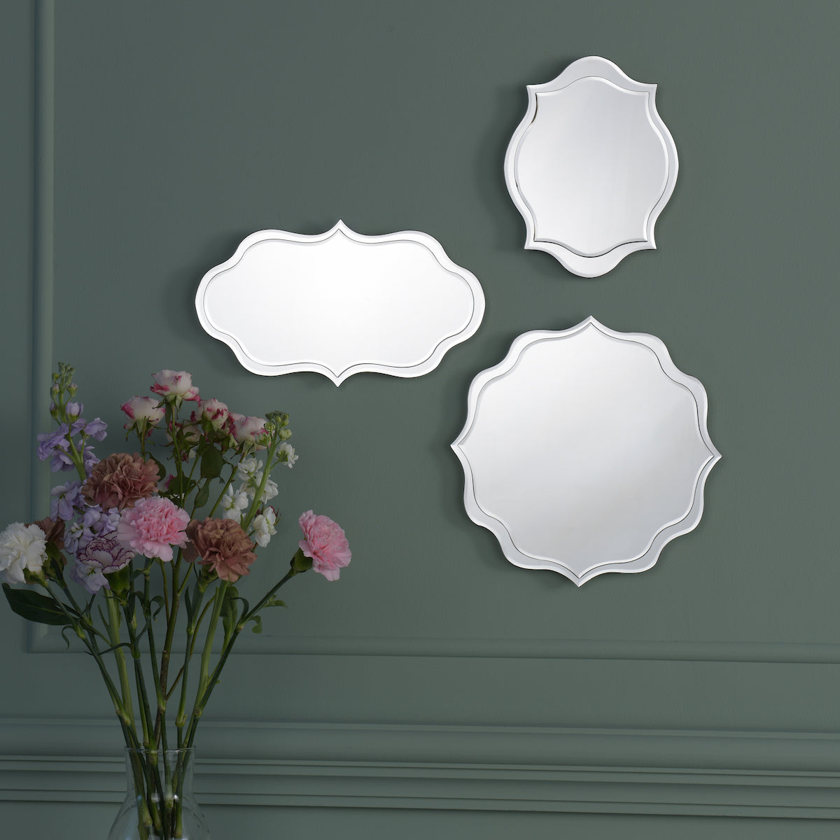 Laura Ashley Rochelle Trio of Mirrors – from Amos Lighting + Home