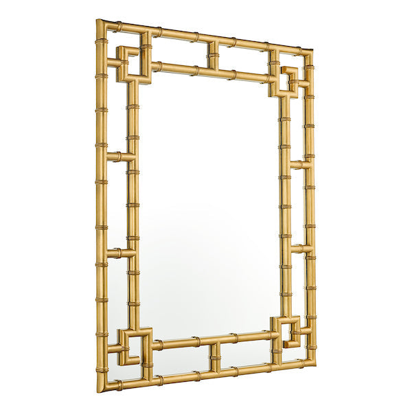 Laura Ashley Shawford Bamboo Effect Rectangle Mirror – from Amos Lighting + Home