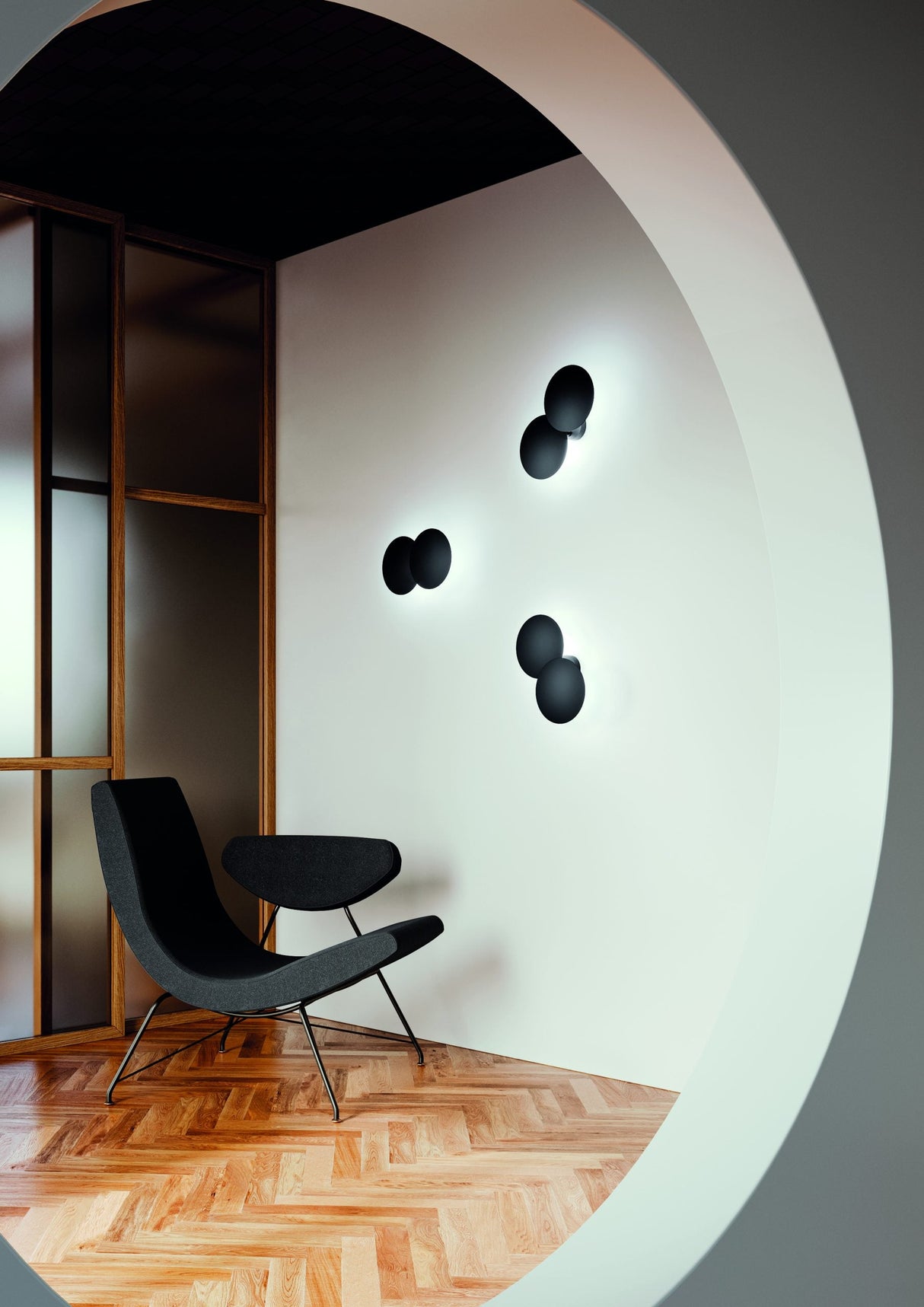 Lodes Puzzle Round Ceiling / Wall Light – from Amos Lighting + Home