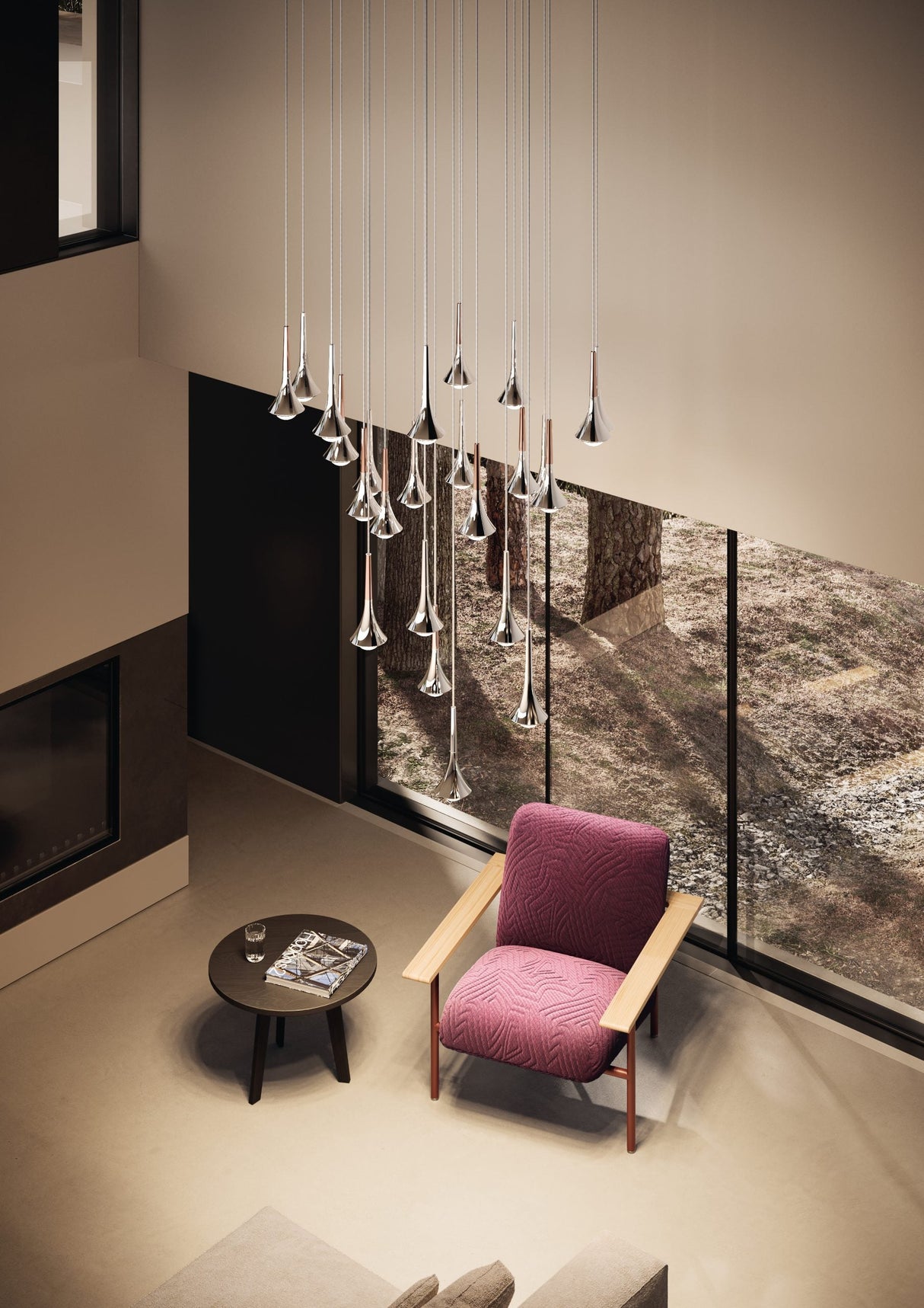 Lodes Rain Single Pendant – from Amos Lighting + Home