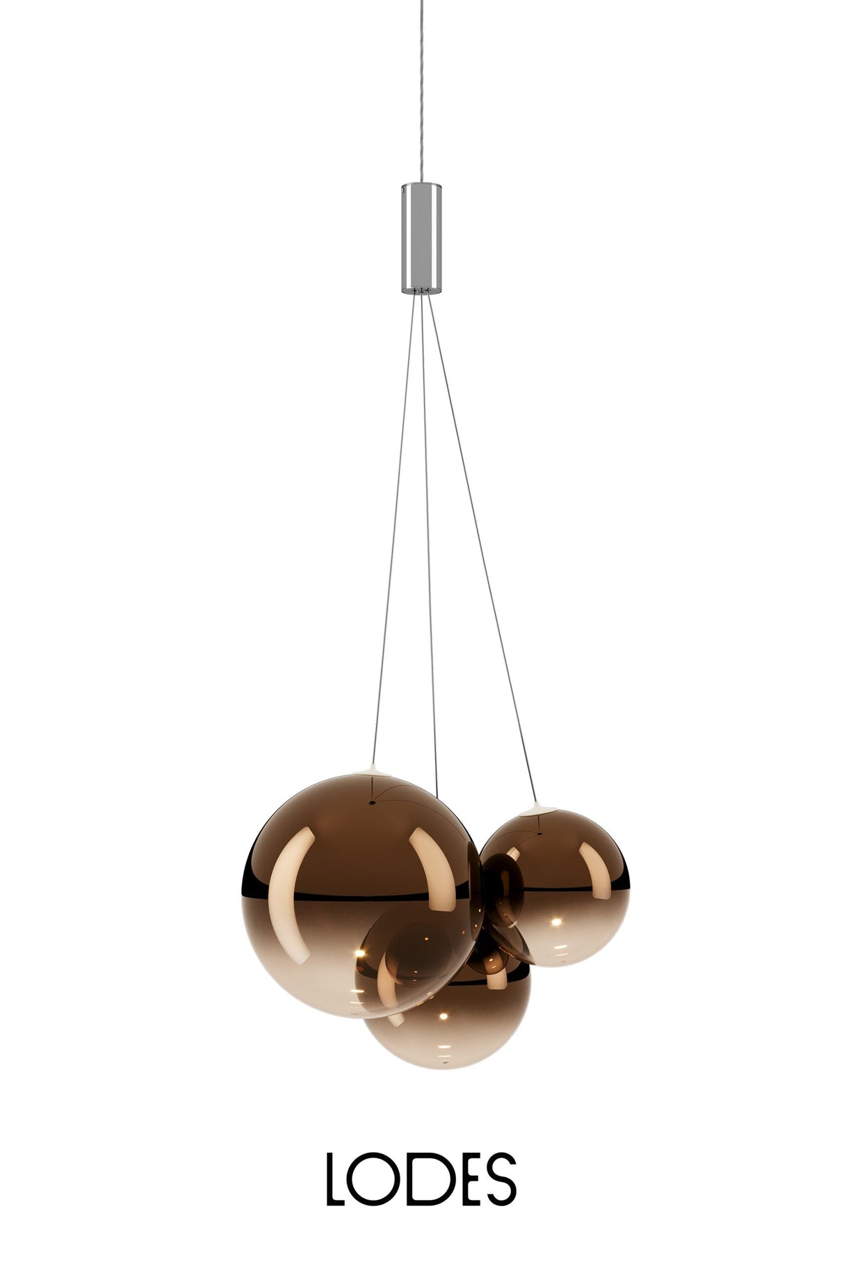 Lodes Random 3 Cluster Pendant – from Amos Lighting + Home