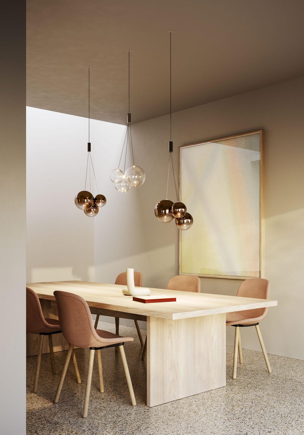 Lodes Random 3 Cluster Pendant – from Amos Lighting + Home
