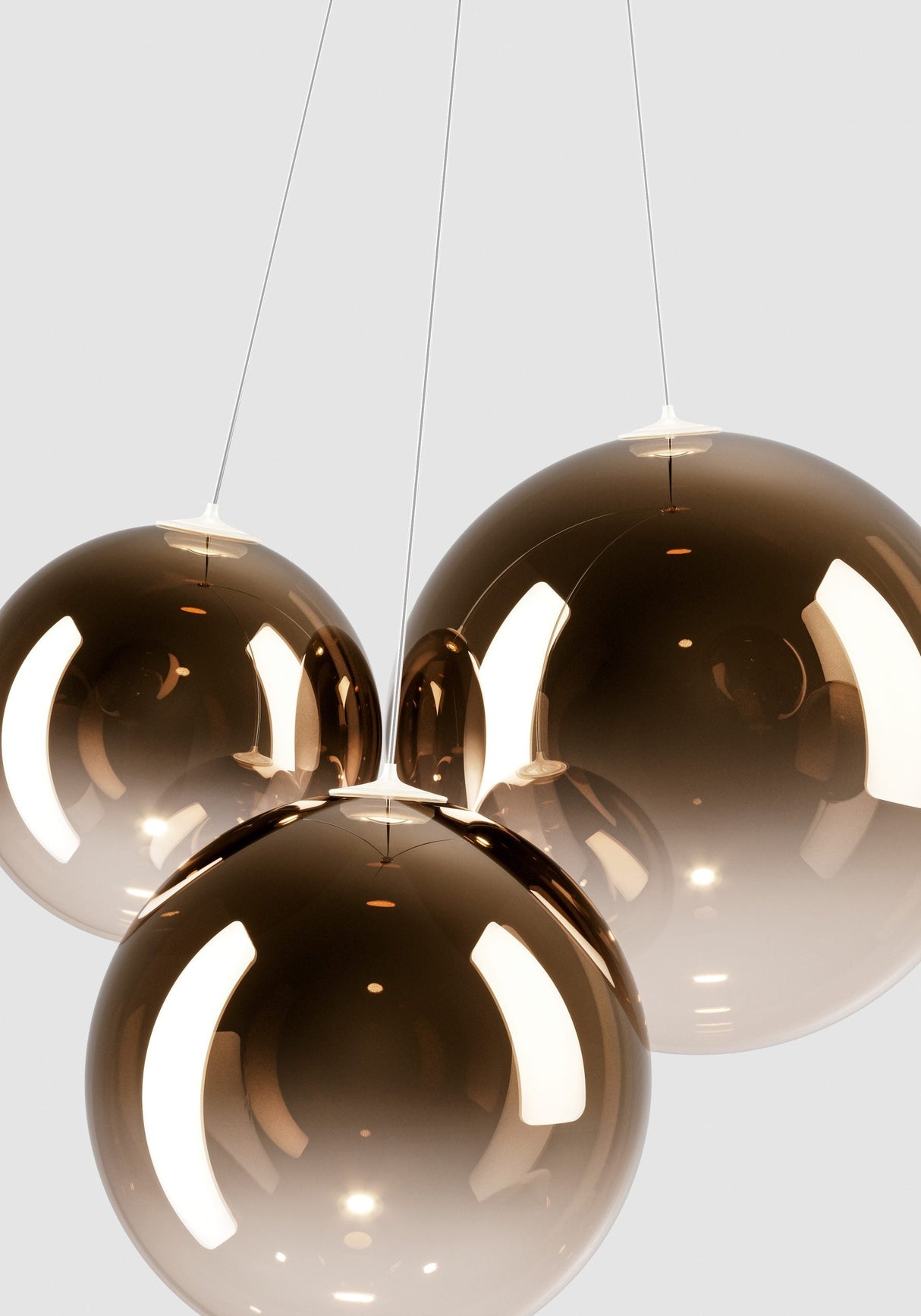 Lodes Random 3 Cluster Pendant – from Amos Lighting + Home