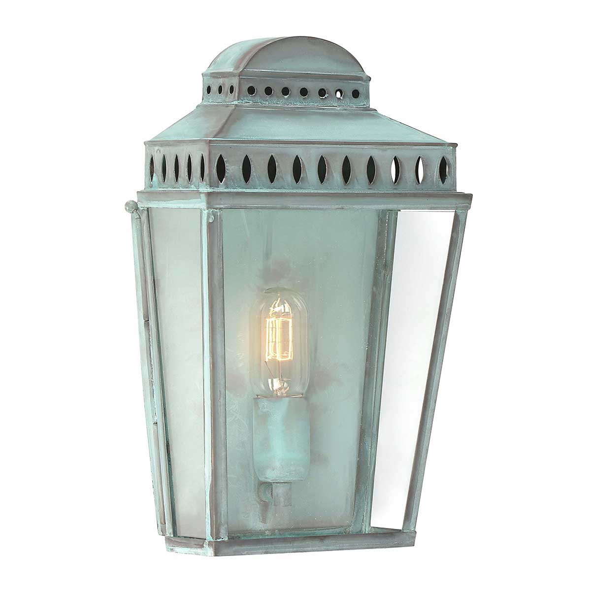 Elstead Mansion House 1 Light Wall Lantern Verdigris