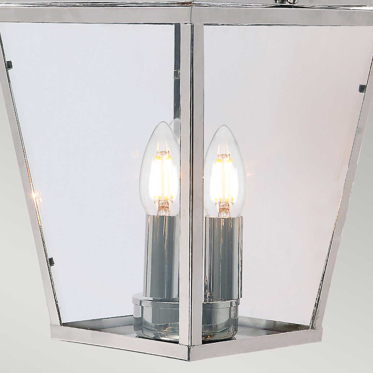 Elstead Mansion House 3 Light Chain Lantern Silver