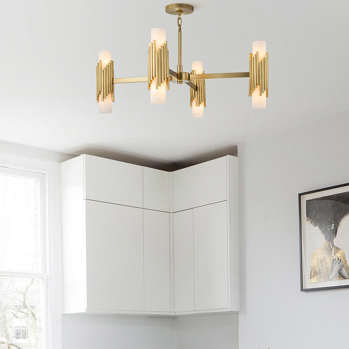 Elstead Marvele 8 lt Chandelier