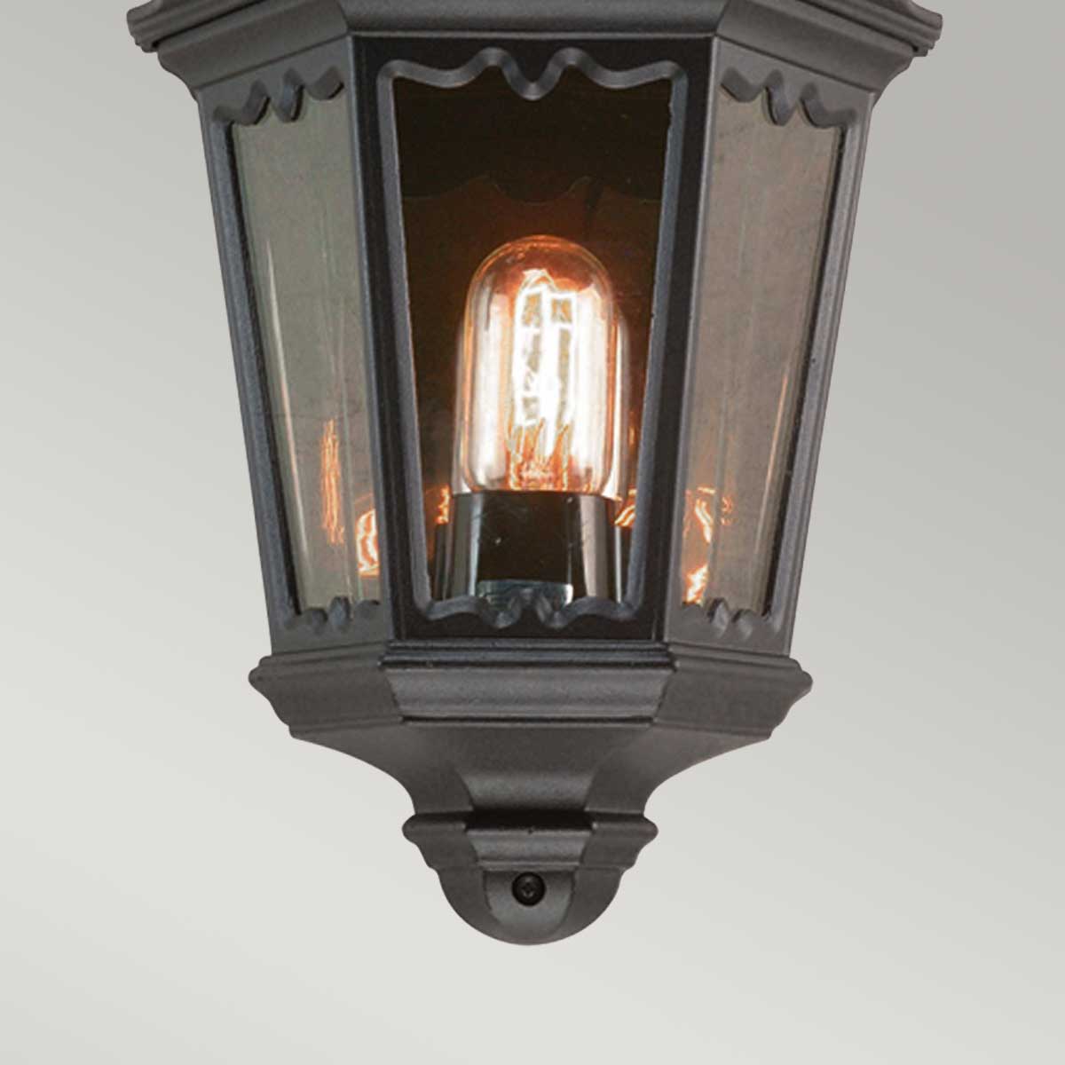 Elstead Medstead 1 Light Half Lantern