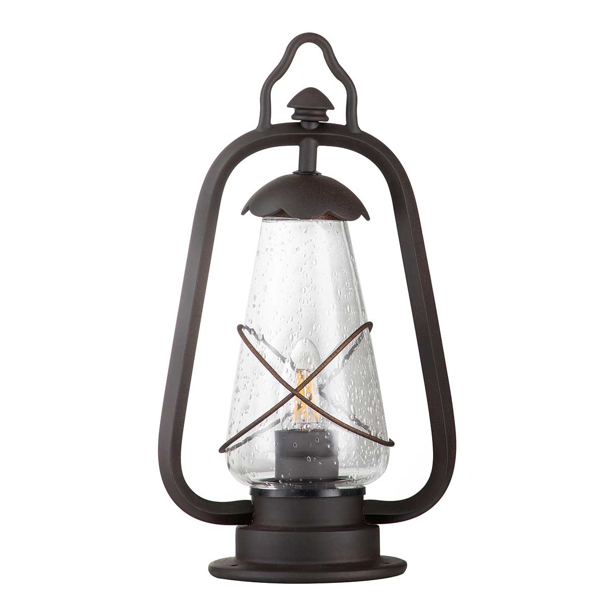 Elstead Miners 1 Light Pedestal Lantern