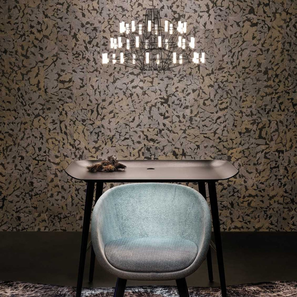 Moooi Coppelia Suspended Chandelier Large Satin Black – from Amos Lighting + Home