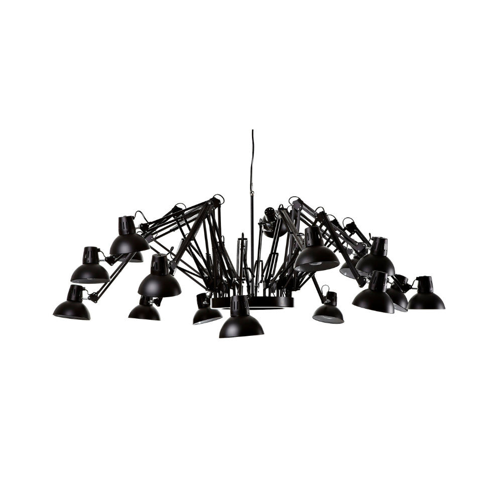 Moooi Dear Ingo Giant Spider Chandelier Pendant Black – from Amos Lighting + Home