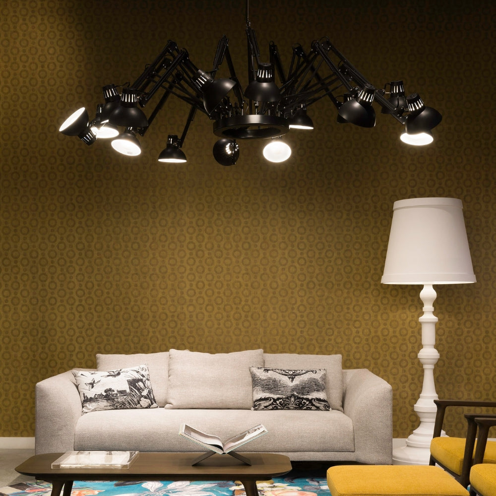 Moooi Dear Ingo Giant Spider Chandelier Pendant White – from Amos Lighting + Home