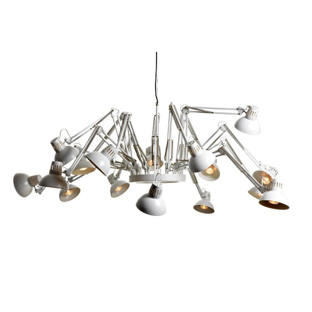 Moooi Dear Ingo Giant Spider Chandelier Pendant White – from Amos Lighting + Home