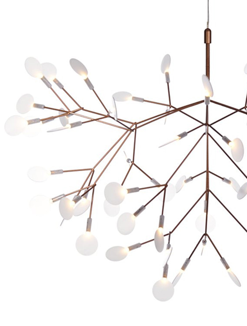 Moooi Heracleum III Large Copper Chandelier – from Amos Lighting + Home