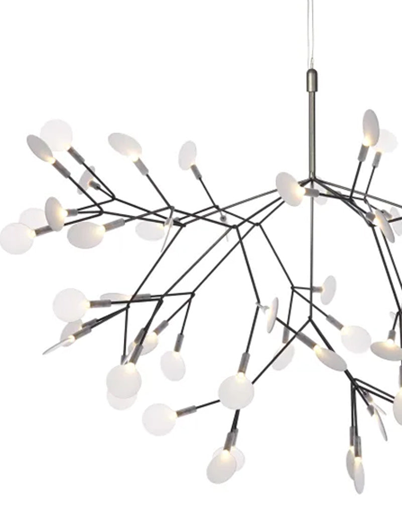 Moooi Heracleum III Large Nickel Chandelier – from Amos Lighting + Home