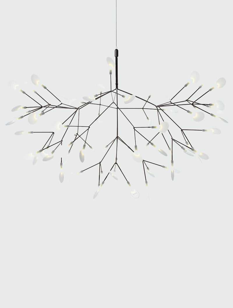 Moooi Heracleum III Large Nickel Chandelier – from Amos Lighting + Home
