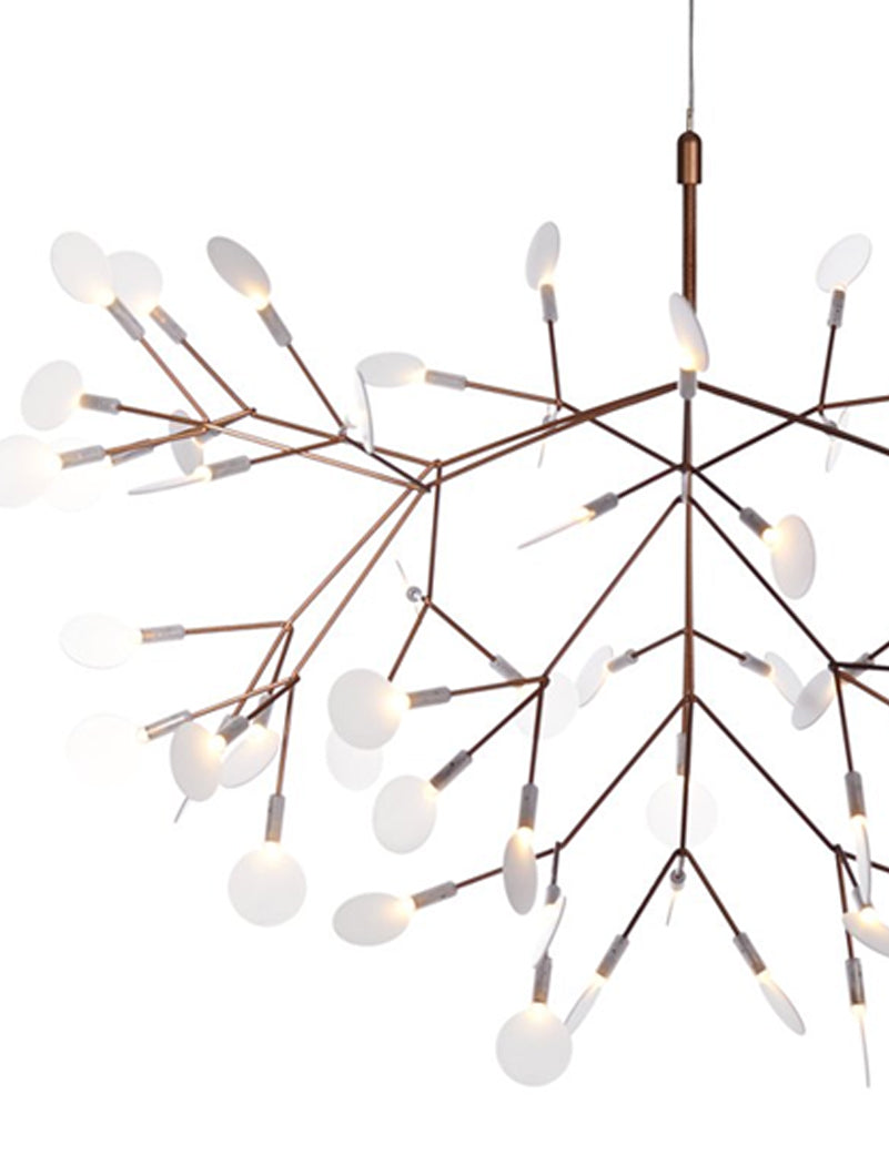 Moooi Heracleum III Small Copper Chandelier – from Amos Lighting + Home