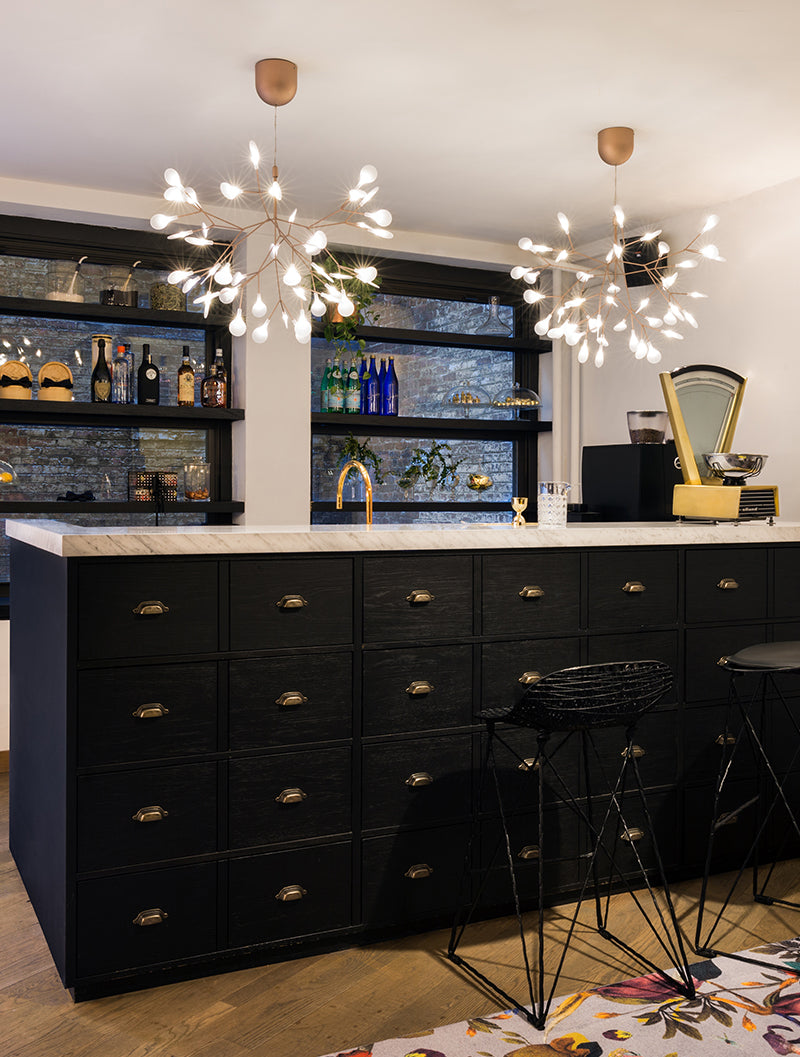 Moooi Heracleum III Small Copper Chandelier – from Amos Lighting + Home