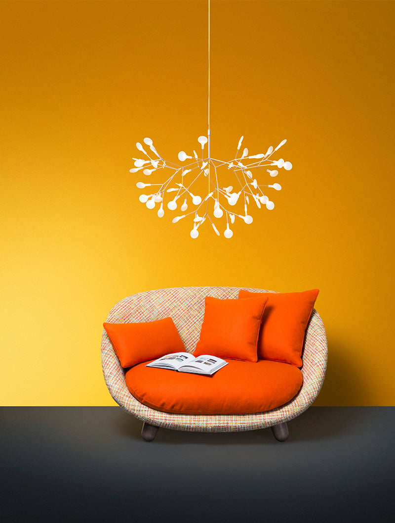 Moooi Heracleum III Small Nickel Chandelier – from Amos Lighting + Home