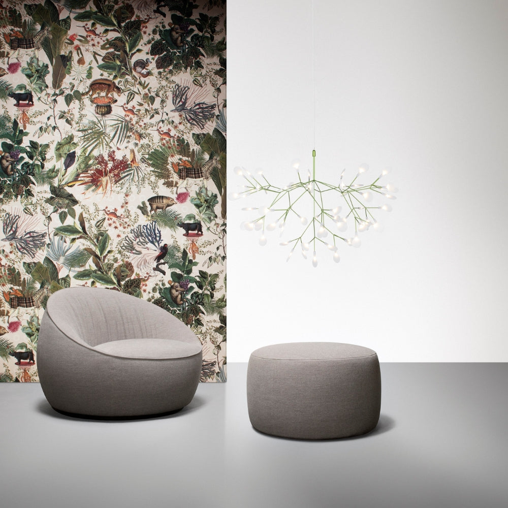 Moooi Heracleum III Suspended Large Green Chandelier – from Amos Lighting + Home