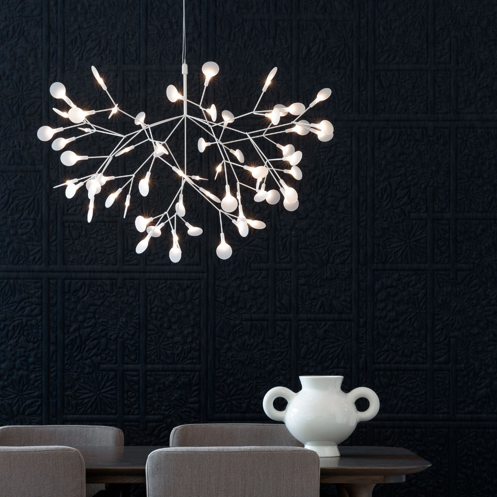 Moooi Heracleum III Suspended Large White Chandelier – from Amos Lighting + Home