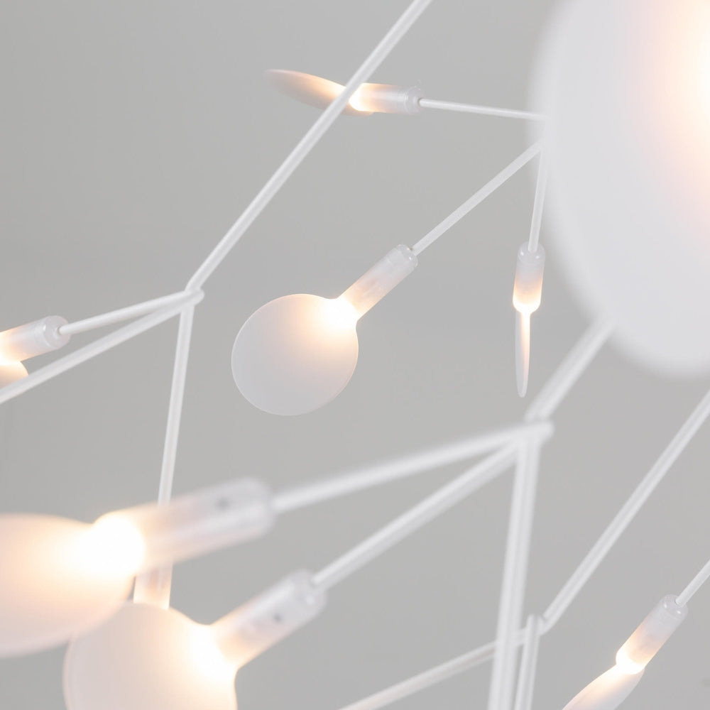 Moooi Heracleum III Suspended Large White Chandelier – from Amos Lighting + Home