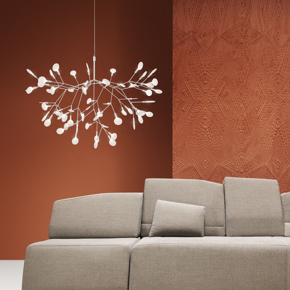 Moooi Heracleum III Suspended Large White Chandelier – from Amos Lighting + Home