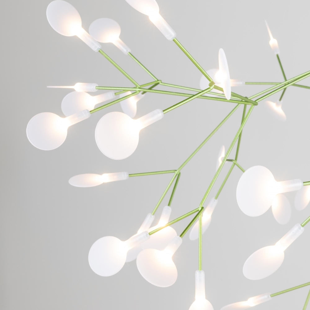 Moooi Heracleum III Suspended Small Green Chandelier – from Amos Lighting + Home