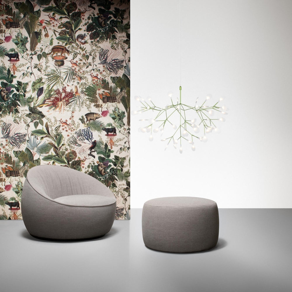 Moooi Heracleum III Suspended Small Green Chandelier – from Amos Lighting + Home