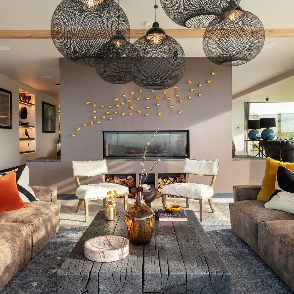 Moooi Non Random Pendant D71 Black Chandelier – from Amos Lighting + Home