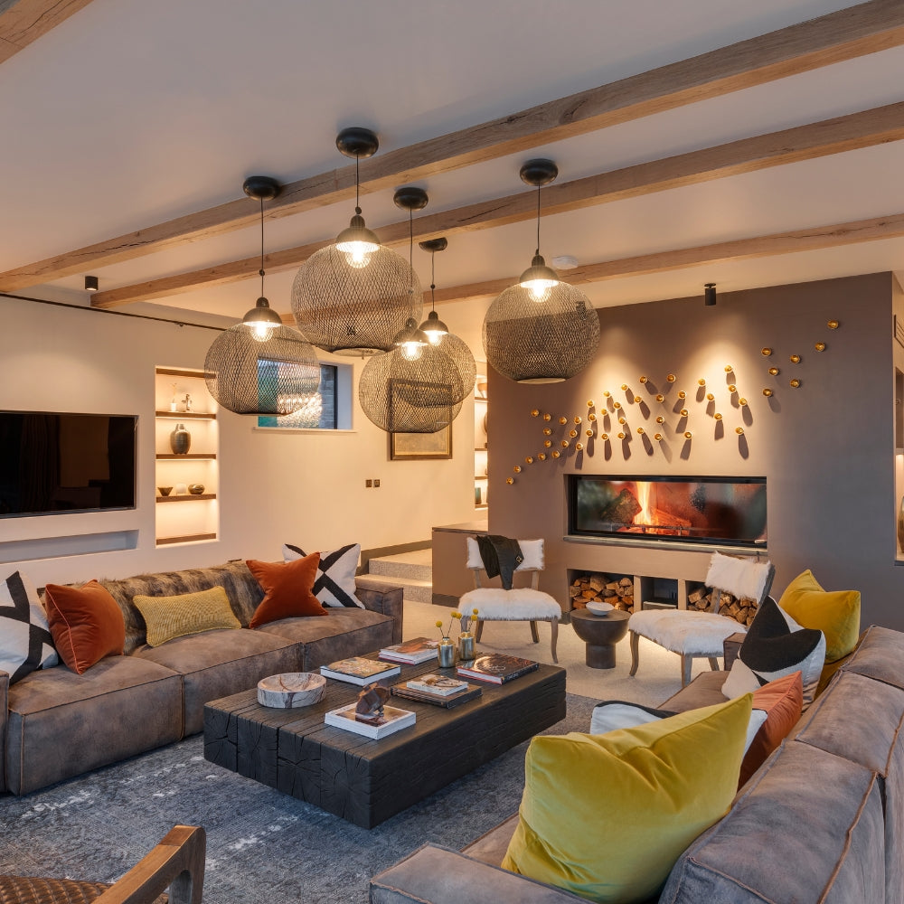 Moooi Non Random Pendant D71 Black Chandelier – from Amos Lighting + Home