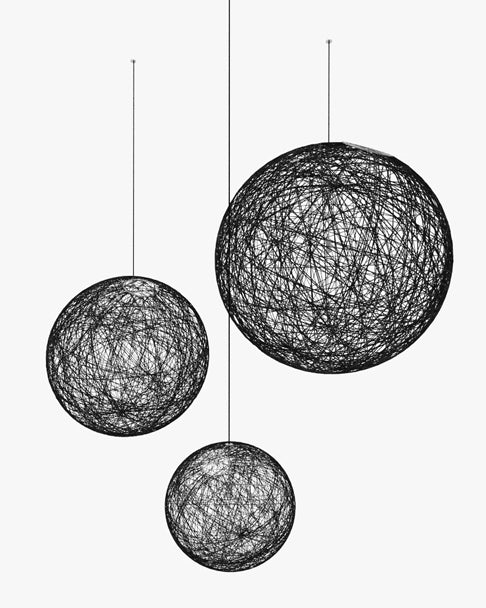 Moooi Random Small Black Pendant Chandelier – from Amos Lighting + Home