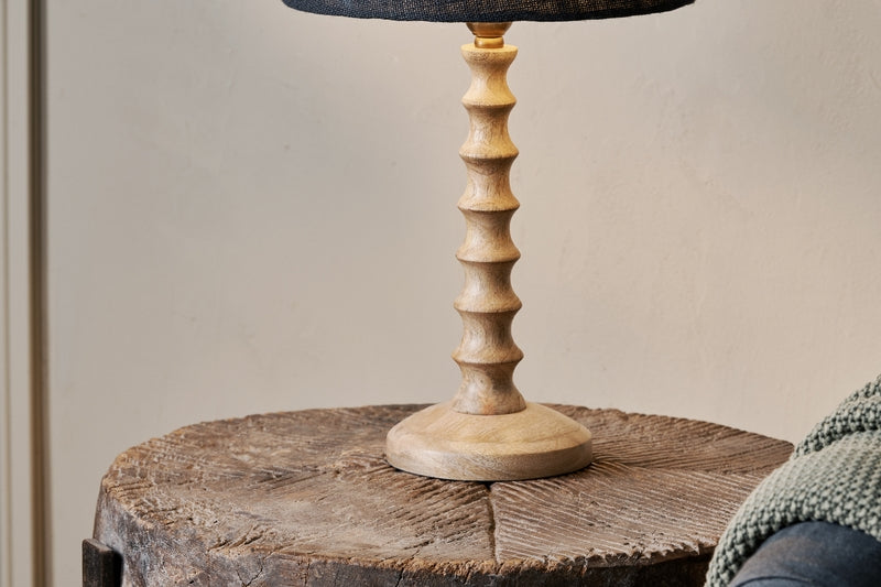 Nkuku Avisa Mango Wood Table Lamp – from Amos Lighting + Home
