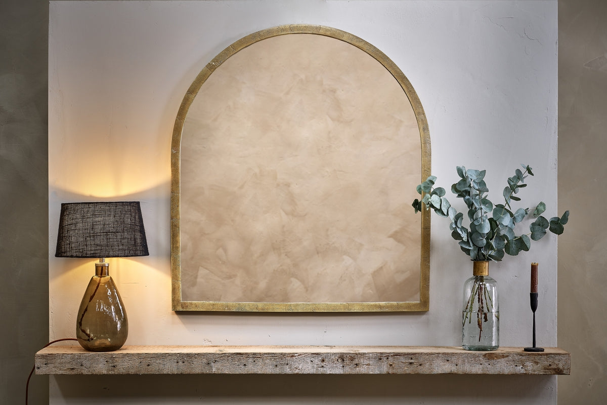 Nkuku Baba Recycled Green Smoke Glass Table Lamp Small Tall – from Amos Lighting + Home