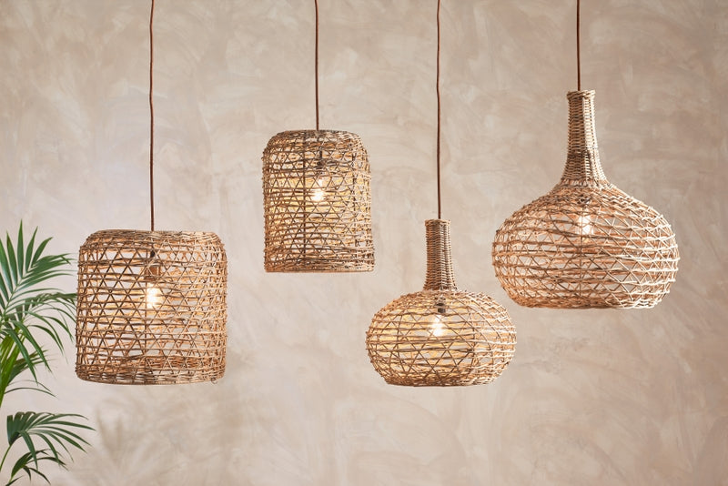 Nkuku Beru Rattan Lampshade Natural Small – from Amos Lighting + Home