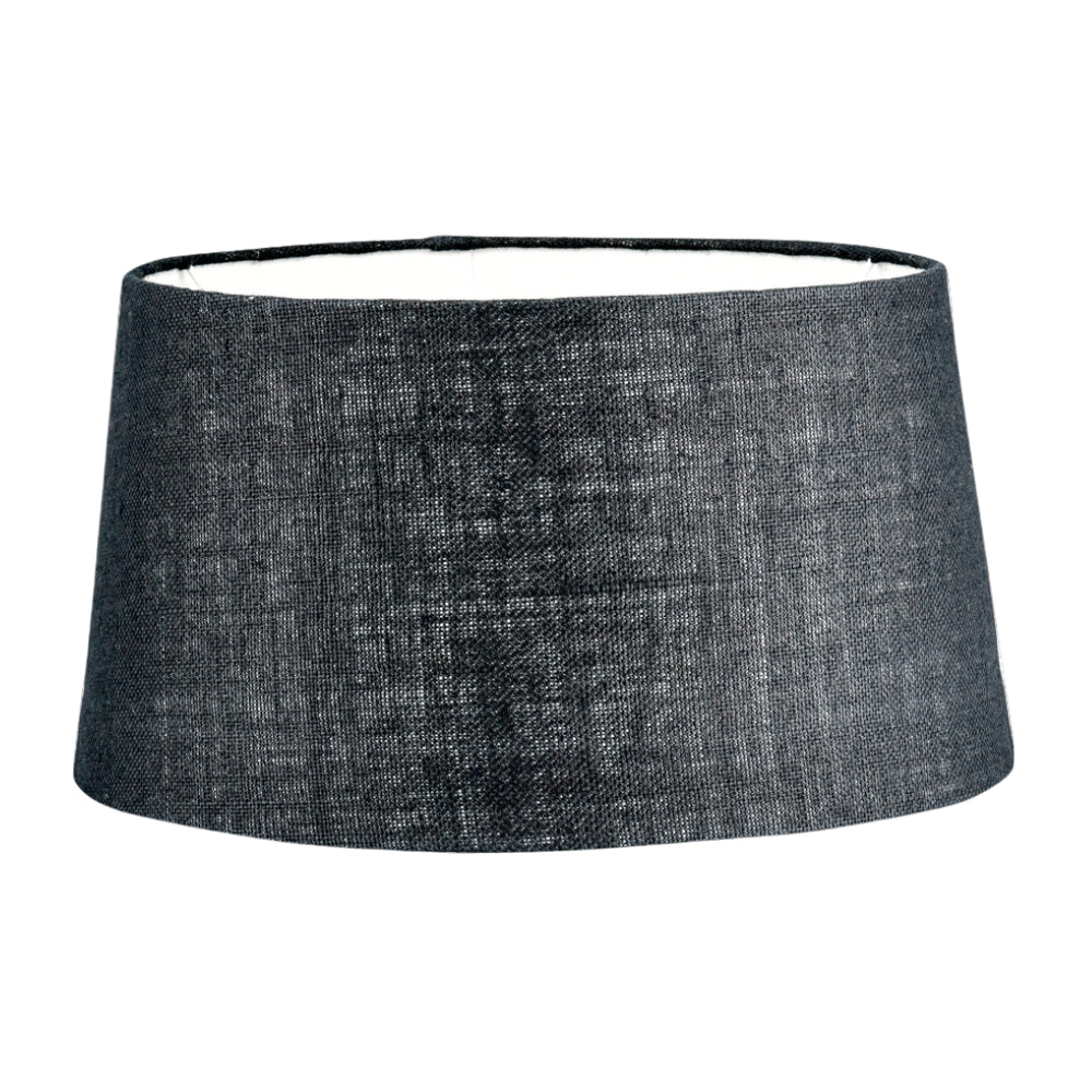 Nkuku Dia Jute Lampshade Ink Large 40.5cm – from Amos Lighting + Home