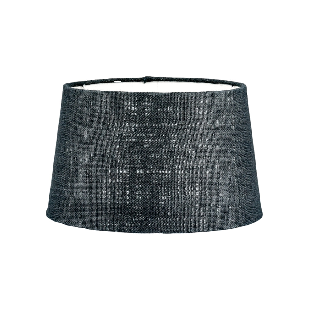 Nkuku Dia Jute Lampshade Ink Medium 30.5cm – from Amos Lighting + Home