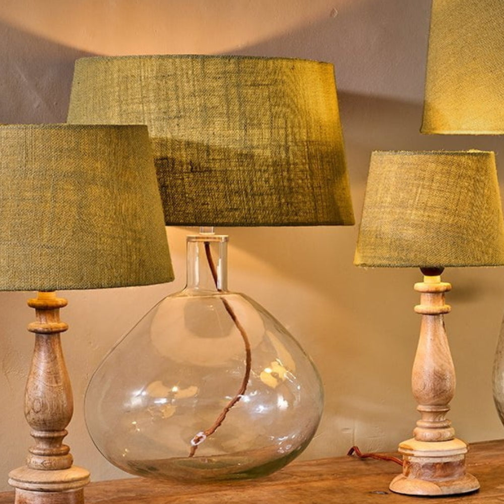 Nkuku Dia Jute Lampshade Natural Large 40.5cm – from Amos Lighting + Home