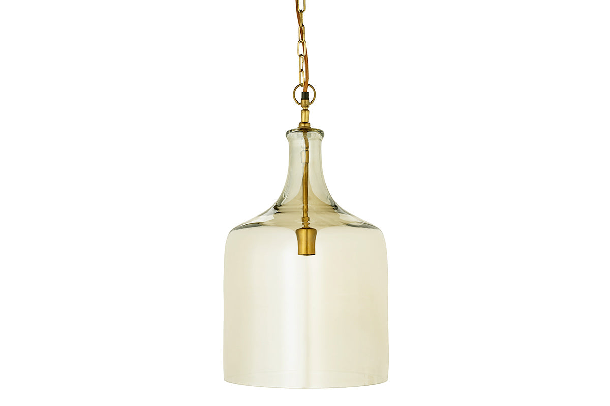 Nkuku Kalsi Recycled Lustre Glass Pendant Large – from Amos Lighting + Home