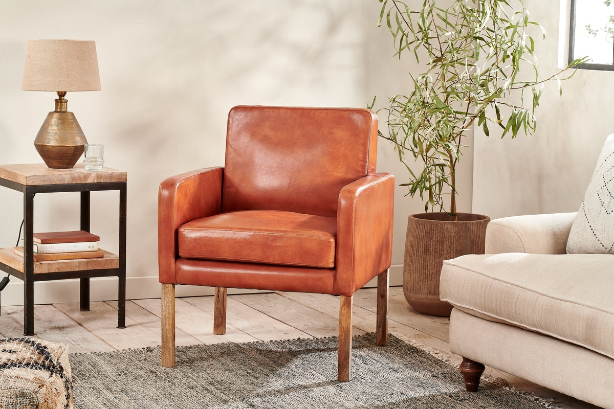 Nkuku Nalgonda Small Table Lamp Antique Brass – from Amos Lighting + Home