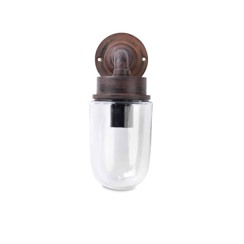 Nkuku Ngari Outdoor Wall Light Rust – from Amos Lighting + Home