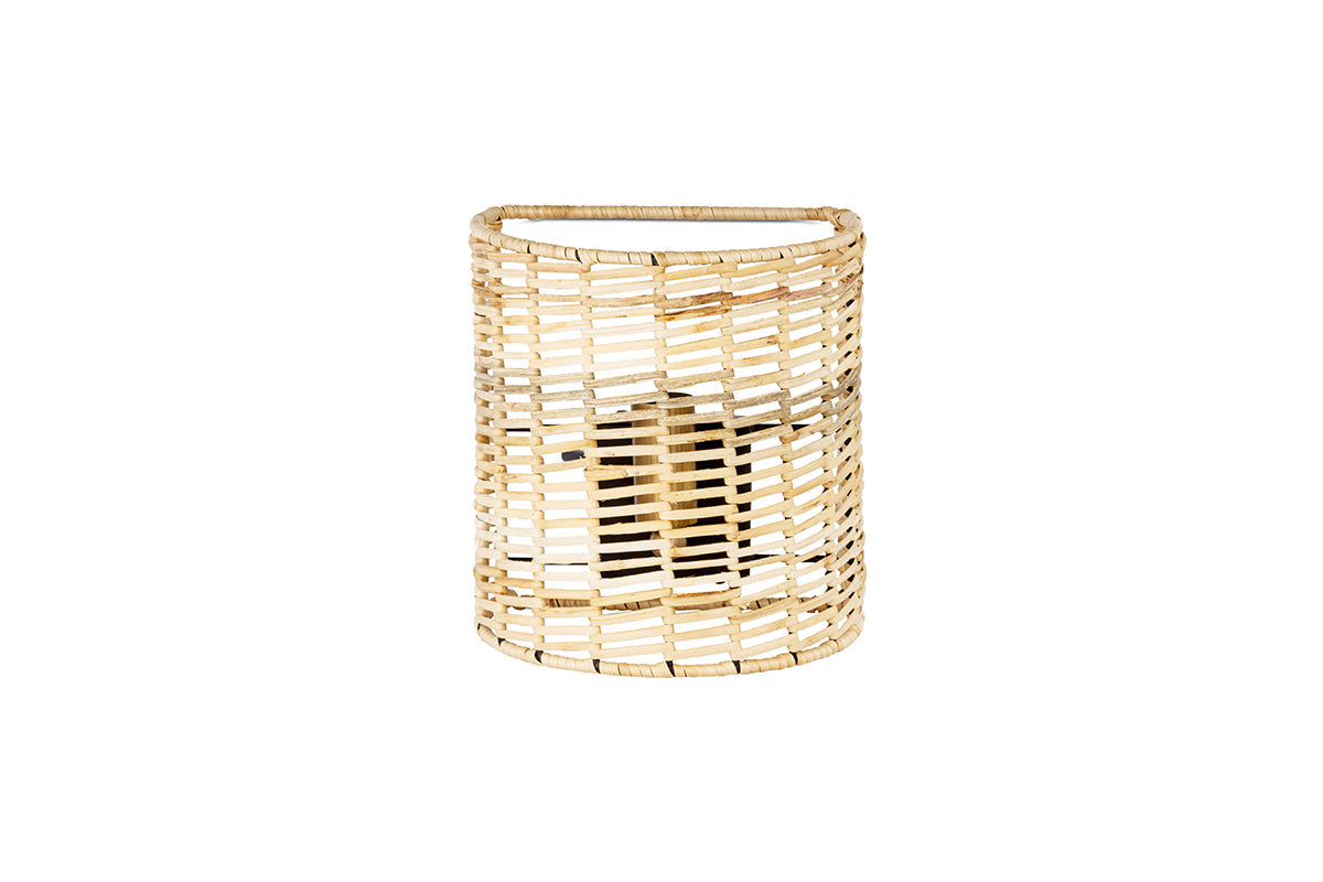 Nkuku Noko Rattan Wall Lamp – from Amos Lighting + Home