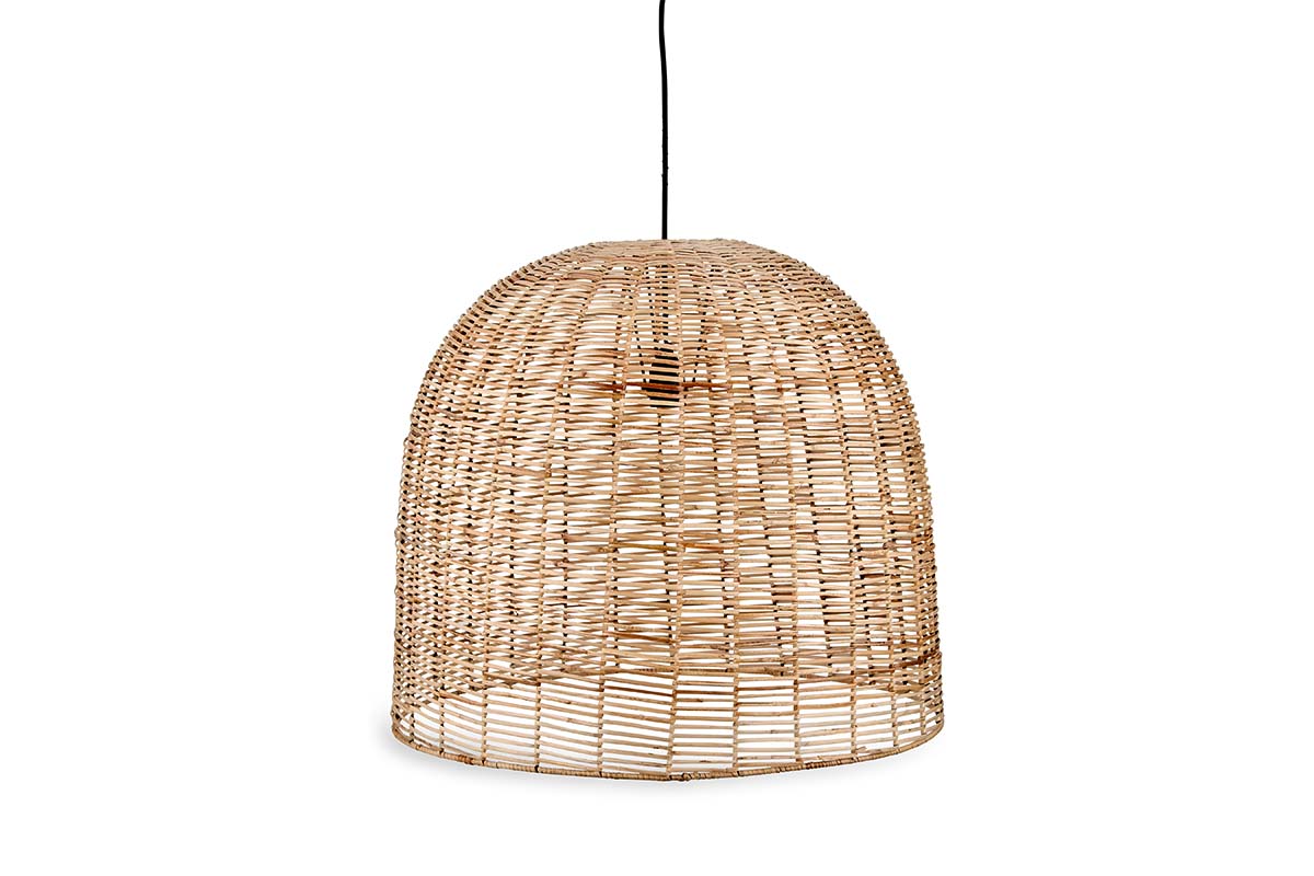 Nkuku Noko Wicker Dome Pendant Large – from Amos Lighting + Home