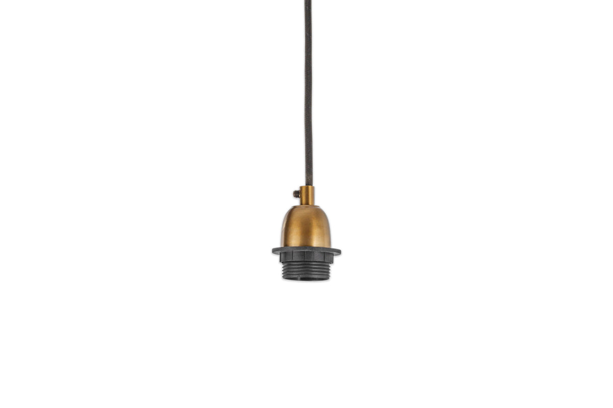 Nkuku Otti Suspension Kit Antique Brass – from Amos Lighting + Home