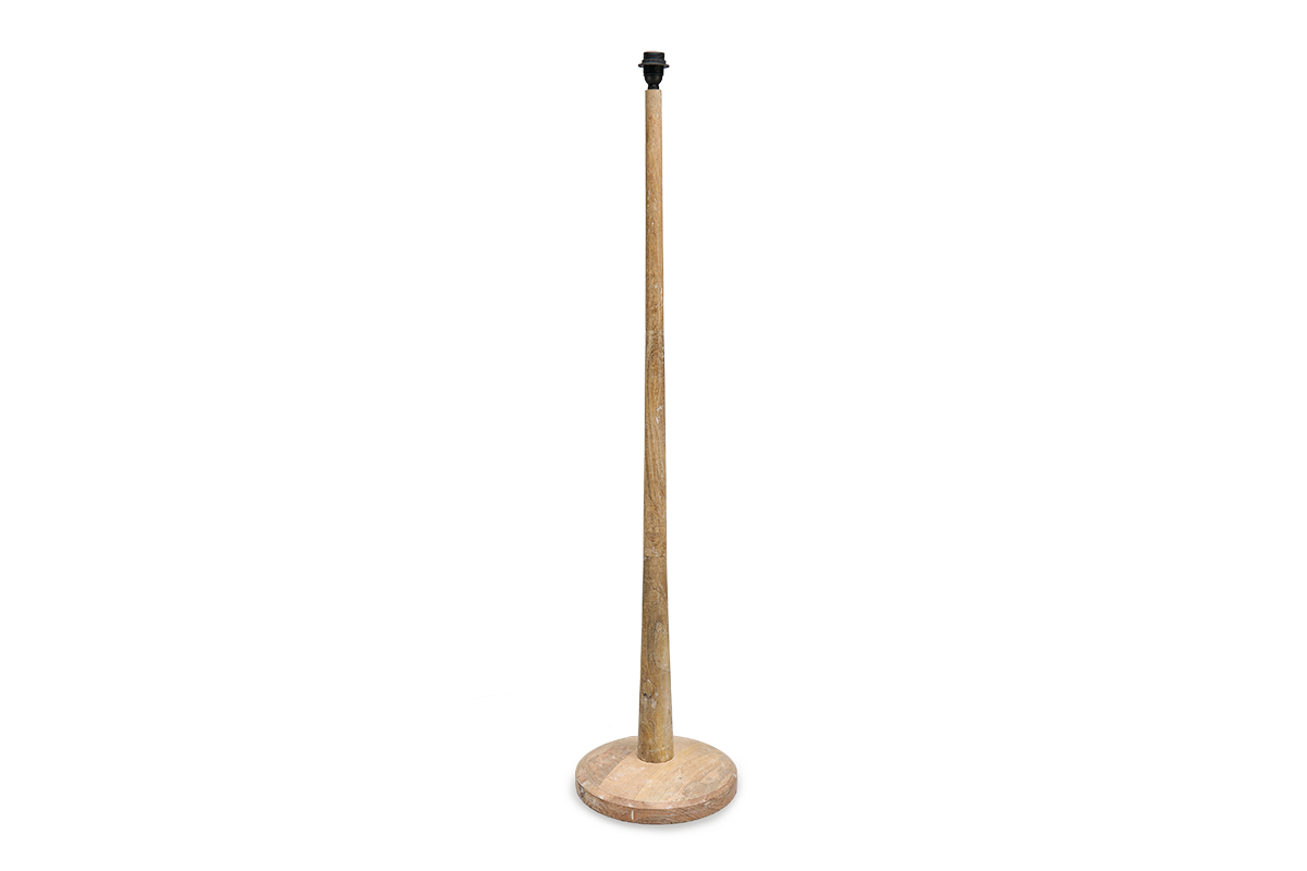 Nkuku Sahar Mango Natural Wood Floor Lamp – from Amos Lighting + Home