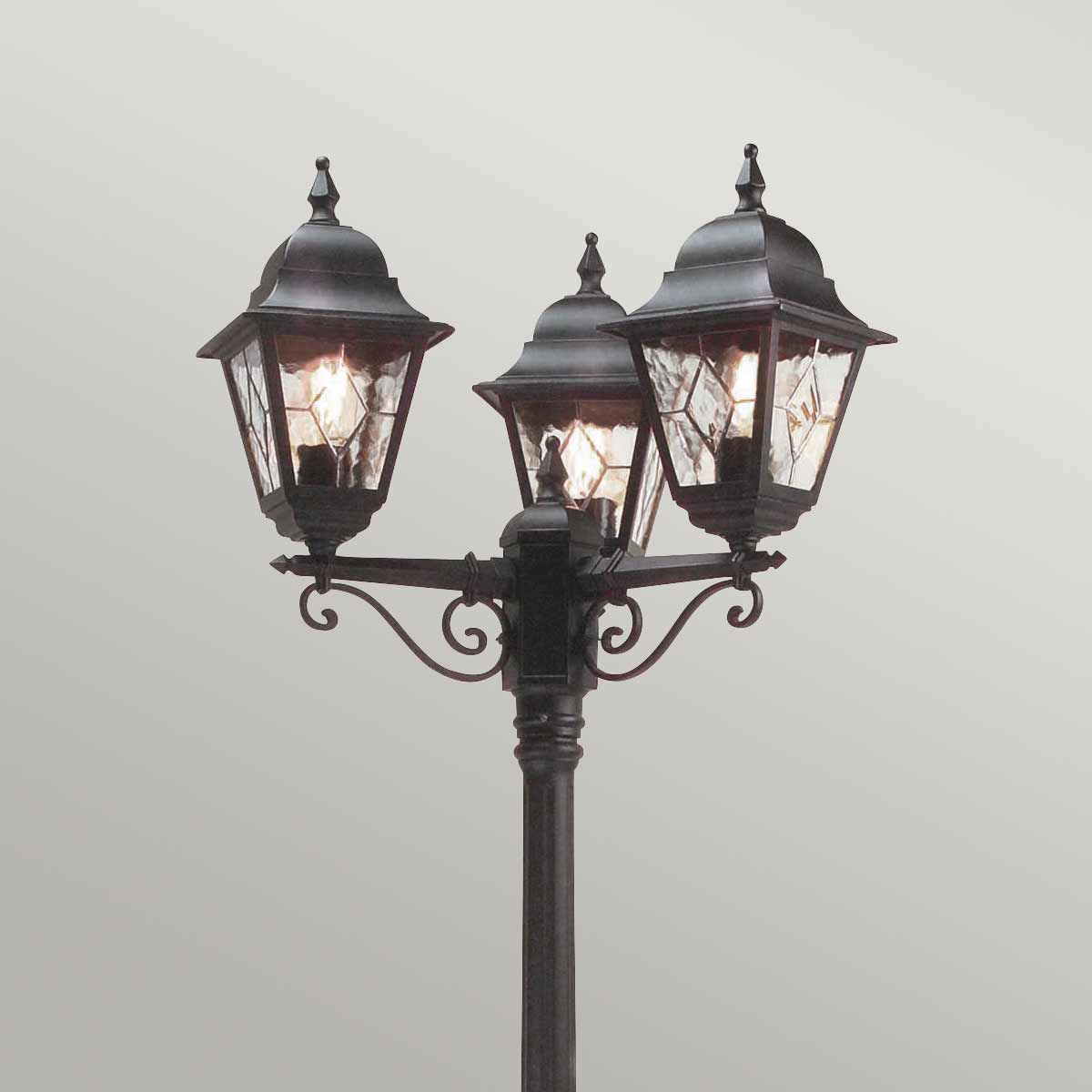 Elstead Norfolk 3 Light Lamp Post