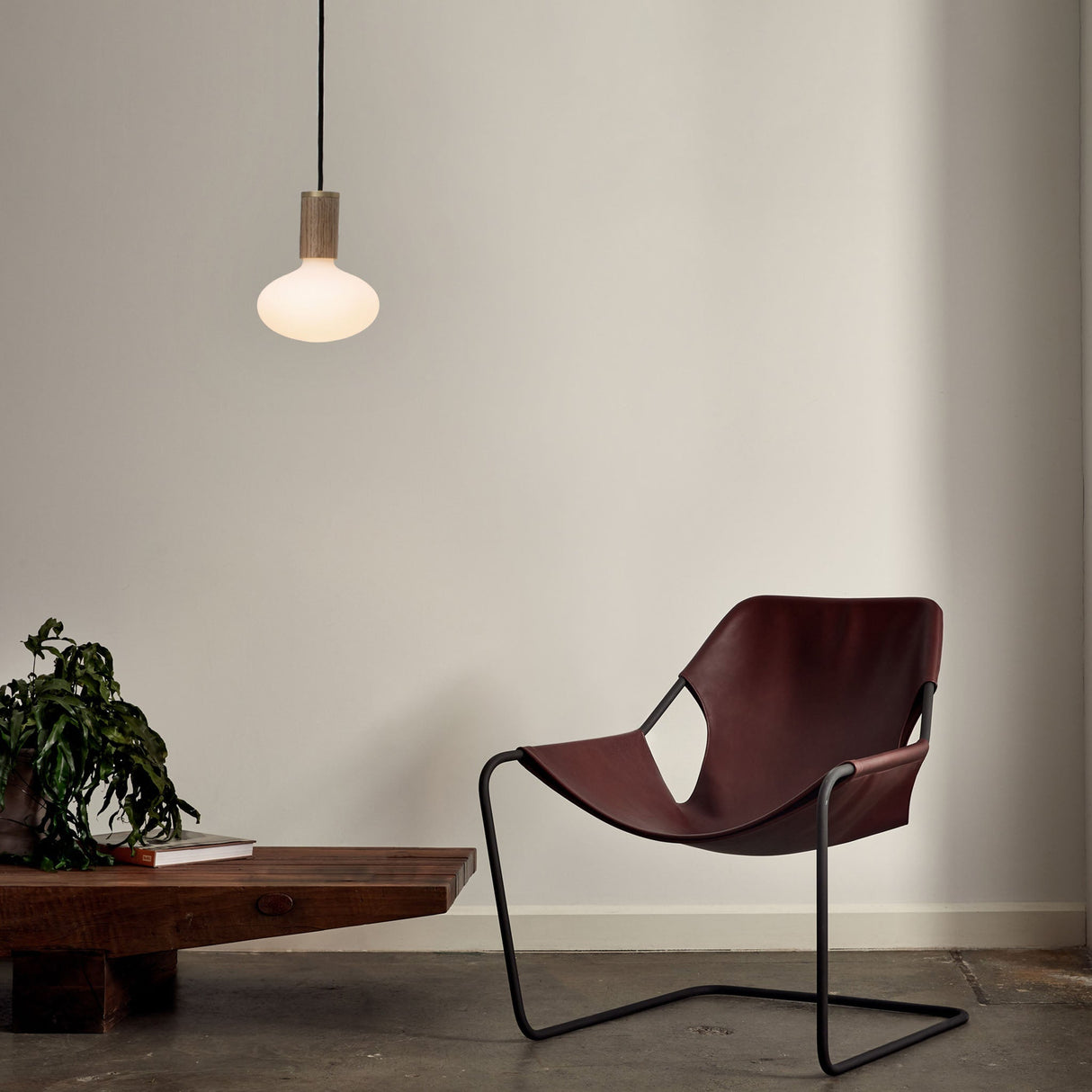 Tala Oval Pendant Set Walnut